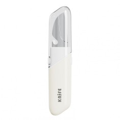 Cutit de Fructe Multifunctional, Cyrax, Razatoare, Curatator Fructe-Legume, Deschizator de Sticle, 18.1x3.8x2cm, Alb