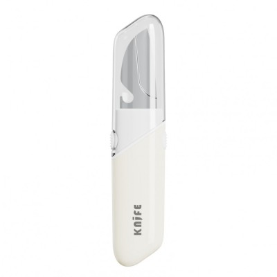 Cutit de fructe multifunctional, flippy, razatoare, curatator fructe-legume, deschizator de sticle, 18.1x3.8x2cm, alb foto