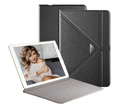 Husa Tableta Tastatura Apple Ipad 1st Generation 9.7&amp;quot; Air 1 Smartbook Keypad ofera protectie Luxury Pen Holder Black foto