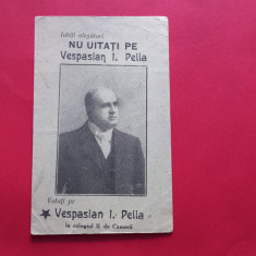 Iasi Vespasian Pella Profesor jurist diplomat Propaganda electorala