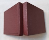 Cutie de LUX, veche, pentru prezentare, depozitare insigna, decoratie, moneda, medalie, placheta ( margini drepte), dimensiune 7.5 x 6 cm