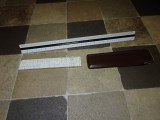 Rigla triunghiulara vintage Faber Castell 873C /Aristo Rietz /set 2 bucati