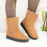 Cizme Tip Ugg De Dama 2105 Maro