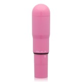 Cumpara ieftin Vibrator de Buzunar Justforme Glossy Roz Intens, 17500 RPM, Silentios, Impermeabil, ABS, 107mm
