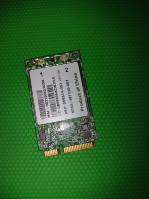 Placa de rețea wlan mini PCI express Broadcom BCM94322MC 300mbps 802.11a/b/g/n foto