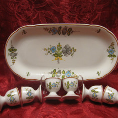 SET PORTELAN VILLEROY&BOCH MODEL LOUISIANA TAVA 32 CM SI SUPORTI OUA