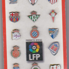 bnk ins Spania - Set 20 insigne cluburi de fotbal