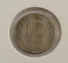Moneda 10 cents Trinidad and Tobago 1966, America de Nord