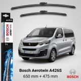 Cumpara ieftin Ștergătoare Peugeot Traveller Bus V din 04.2016 | Bosch Aerotwin A426S 650/475 mm