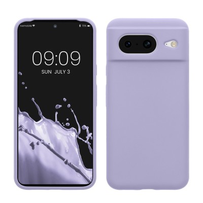 Husa Kwmobile pentru Google Pixel 8, Mov, Silicon, KWM000020JF003C foto