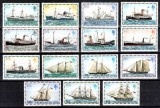 Falkland 1978, Mi #255-269 I**, navigatie, corabii, vapoare, MNH! Cota 32 &euro;!