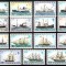 Falkland 1978, Mi #255-269 I**, navigatie, corabii, vapoare, MNH! Cota 32 &euro;!