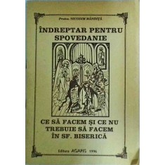 Nicodim Mandita - Indreptar pentru spovedanie. Ce sa facem si ce sa nu trebuie
