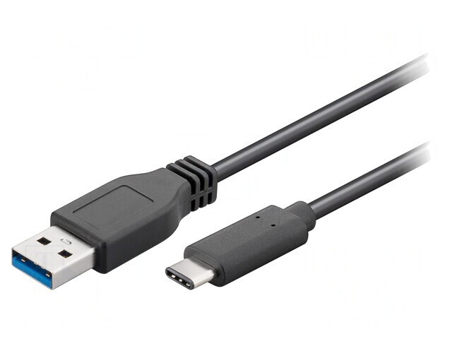 Cablu USB 3.0 USB A la USB C 0.5m Negru