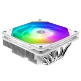 Cooler procesor ID-Cooling IS-55 alb iluminare aRGB, Low Profile, compatibil