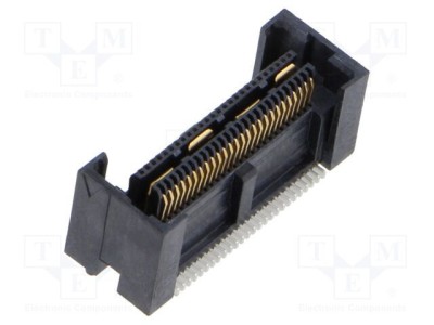 Conector PCB-PCB mamă 52 PIN 0,635mm QFS aurit SMT SAMTEC foto