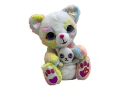 Jucarie interactiva ursulet cu pui Peek a Boo / Cucu Bau foto