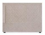 Tablie pat velur gri Ahura 160x120 cm