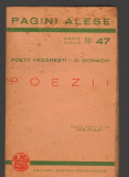 C8567 POEZII - POETII VACARESTI, C. CONACHI. PAGINI ALESE NR.47, ED INGR PILAT