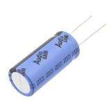 Condensator audio, 2200&micro;F, 50V DC, seria KA, NICHICON, UKA1H222MHD, T236279