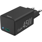 Incarcator retea Hama 201648, USB-C, Power Delivery, 45W, Negru
