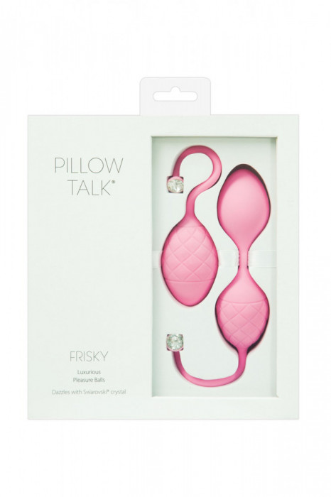 Pillow Talk -Exercitii Kegel - Pink cu piatra Swarovski&reg;.