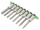 Set 8 capete Torx&reg; 1/2 oțel crom-vanadium RECA 0700 120 500