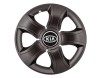 Set 4 capace roti Bis Negru R14 pentru gama auto Kia, Autohelix MSA