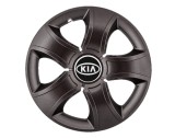 Cumpara ieftin Set 4 capace roti Bis Negru R15 pentru gama auto Kia, Autohelix MSA