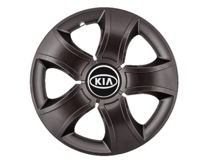 Set 4 capace roti Bis Negru R14 pentru gama auto Kia