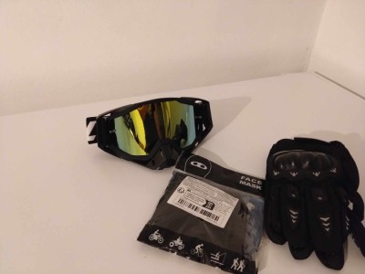 Set accesorii off road:cagula,ochelari,manusi foto