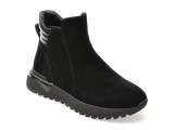 Ghete EPICA negre, 31350, din piele intoarsa