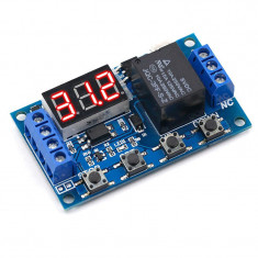 Modul releu cu temporizare 6-30V 1 canal / Relay delay timer real-time (r.631) foto