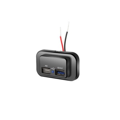 Panou mufa USB QC3.0 + PD Cod: QT084 Automotive TrustedCars foto