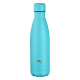 Sticlă de Apă Izotermă, Termos, Aqua, Bleu Mat, Capacitate 0,5L, Oem