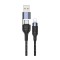 Cablu Date si Incarcare USB Type-C la Lightning - USB la Lightning Usams U31, PD Fast Charge, 30W, 1.2 m, Negru US-SJ404