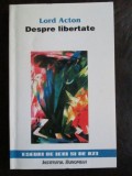 Despre libertate Lord Acton