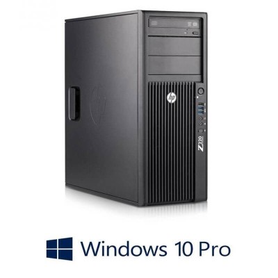 Workstation HP Z220 Tower, Xeon Quad Core E3-1225 v2, 8GB DDR3, Win 10 Pro foto