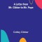 A Letter from Mr. Cibber to Mr. Pope
