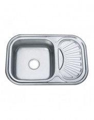 Chiuveta de bucatarie din inox Mixxus, Z7549-08-180D, 75cm x 49cm foto