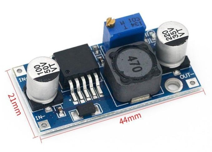 Modul sursa coboratoare tensiune step down 3A 3-35 V reglabil LM2596S