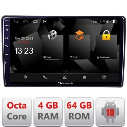Navigatie VW Passat B5 Nakamichi NAM5510 Qled Octa Core 720p 4+64 DSP 360 camera carplay android auto CarStore Technology