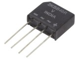 Punte redresoare monofazată VISHAY VS-2KBB40R 400V 1,9A 50A plată