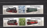 GERMANIA (DDR) 1984 - LOCOMOTIVE. STRAIFURI NESTAMPILATE, SA23, Nestampilat