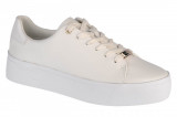 Pantofi pentru adidași Calvin Klein Flatform Lace Up HW0HW00575-0K4 alb