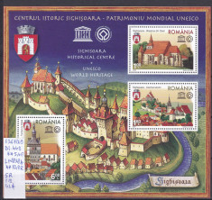 2009 Centrul istoric Sighisoara Bl. 448 LP 1838b MNH foto