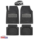 Covorase Auto TeamCar&reg; Tip Tavita Compatibile Renault Captur (2013-2024) Silver, Cauciuc