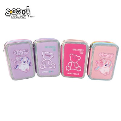 Penar 3 fermoare, FANCY, 19.5x12x6.5 cm &amp;ndash; S-COOL foto