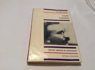 GEORGES SADOUL - LOUIS LUMIERE ~ Colectia &amp;quot;Savantii de pretutindeni&amp;quot; ~RF10/0 foto