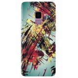 Husa silicon pentru Samsung S9, Complex Abstract Colorful 3D Drawing